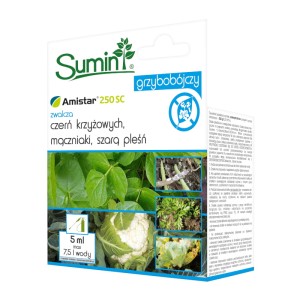 Amistar 250 SC 5 ml – preparat na Mączniaka, Szarą Pleśń i Czerń Krzyżowych – Sumin