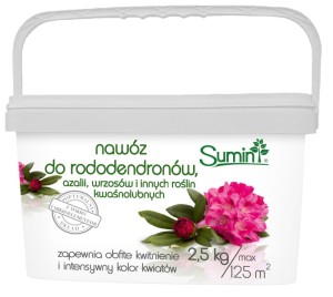 Sum Nawóz Do Rododendronów, Azalii, Wrzosów i Innych Roślin Kwaśnolubnych 2,5 kg