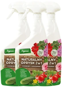 Naturalny oprysk 2w1 - choroby i szkodniki Vegano 3 x 1000 ml